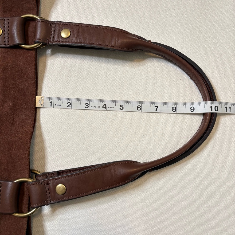 Lucky Brand Trippin Out Butterfly Multi Canvas Suede Tote Bag. - Picture 11 of 16